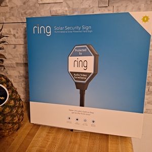 Ring Security Illuminated Sign